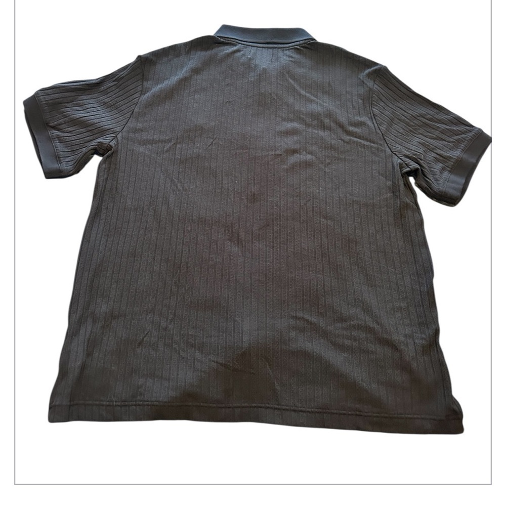 Men's Casual Black Button Down Shirt Size Large NWT - Picture 2 of 5